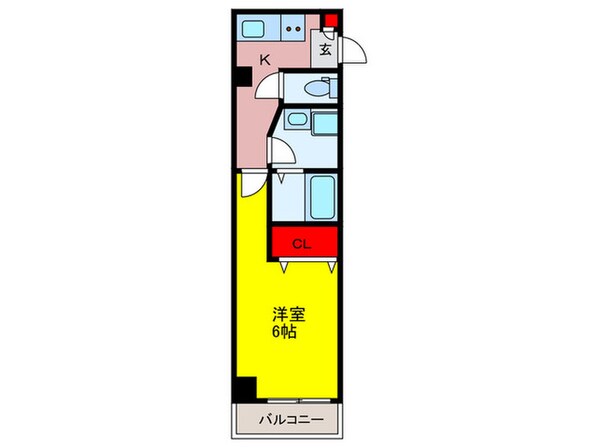 MESSAGE九条みなと通　Ⅱの物件間取画像